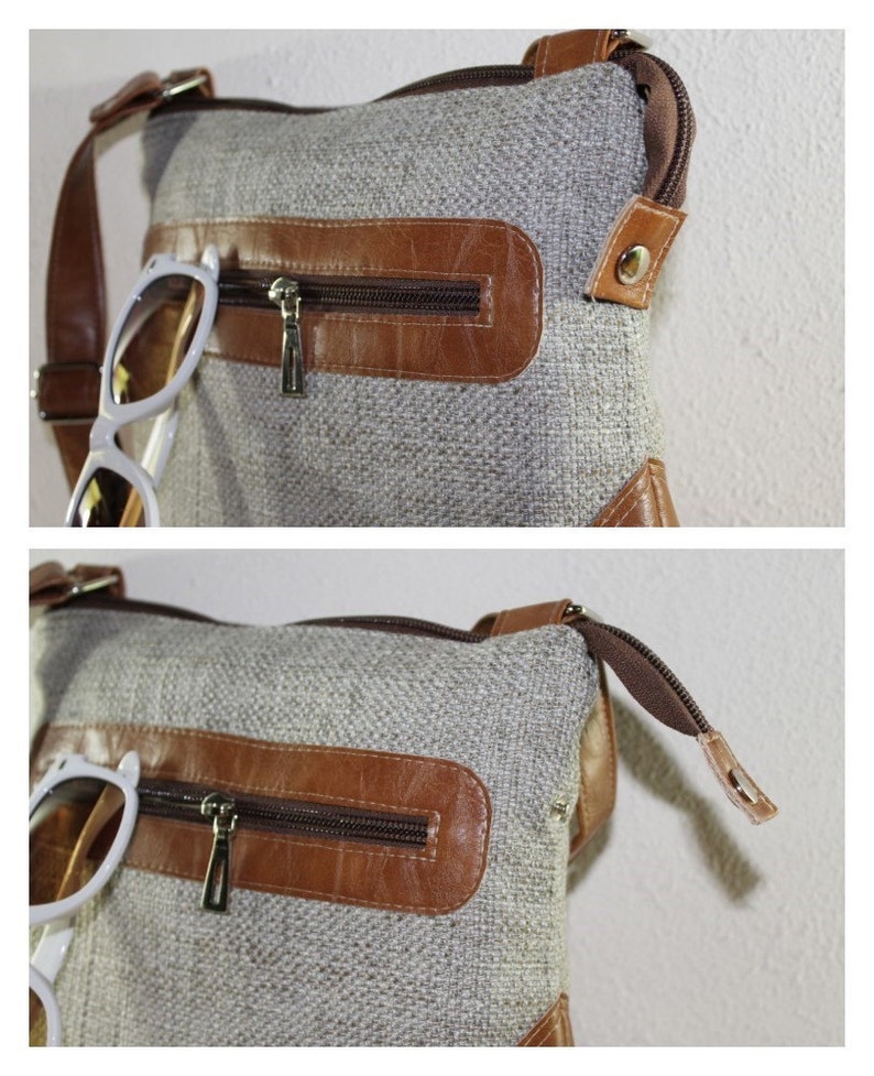 Beige Woven Crossbody Bag Adjustable Strap Etsy Sweden