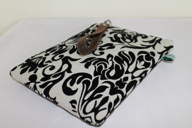 Black Damask iPad Case iPad air Air 2 Padded cover Sleeve/ Etsy