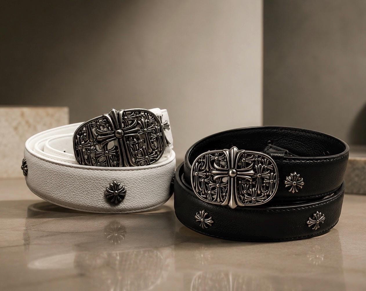 Chrome Hearts Ch Belt - Etsy