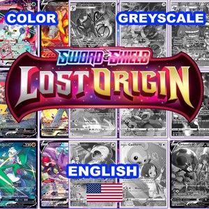 Sword & Shield: Lost Origin Printable Master and Complete Set Binder Placeholders + Checklist (Digital Download)