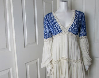 Tunic FREE PEOPLE womans Boho Top size Small