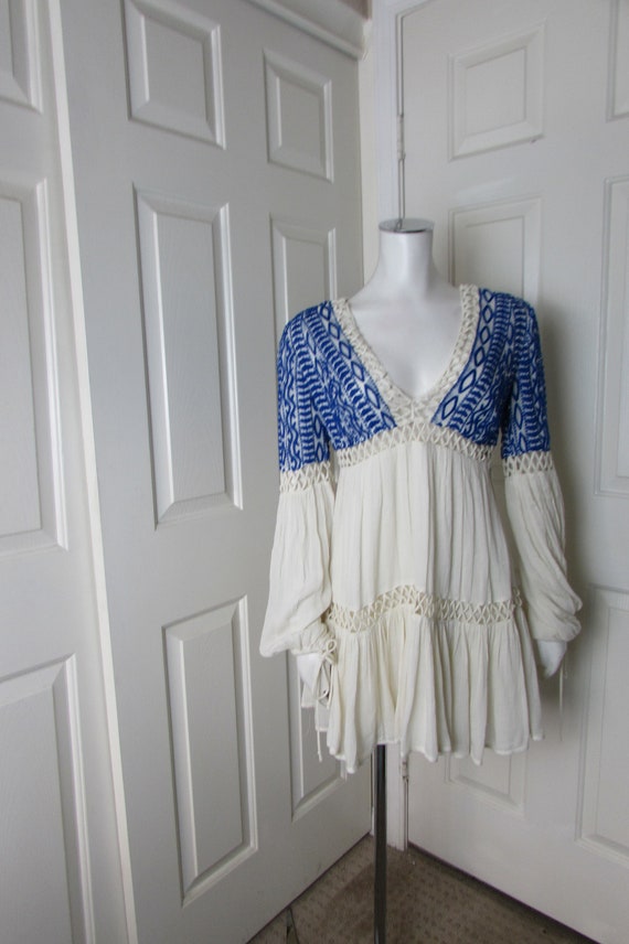 Tunic FREE PEOPLE womans Boho Top size Small