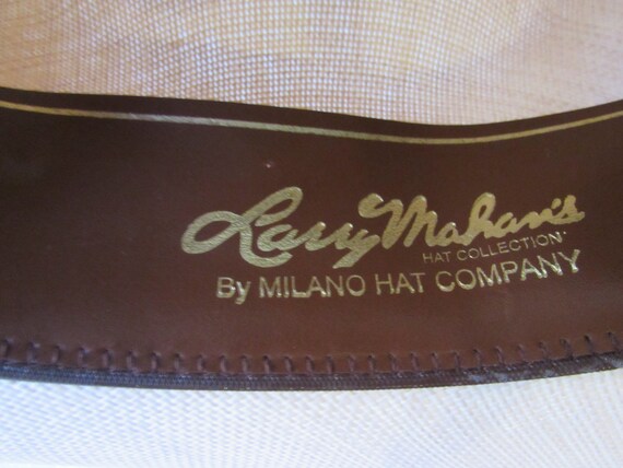 WESTERN HAT Milano Hat co Signed by country weste… - image 5