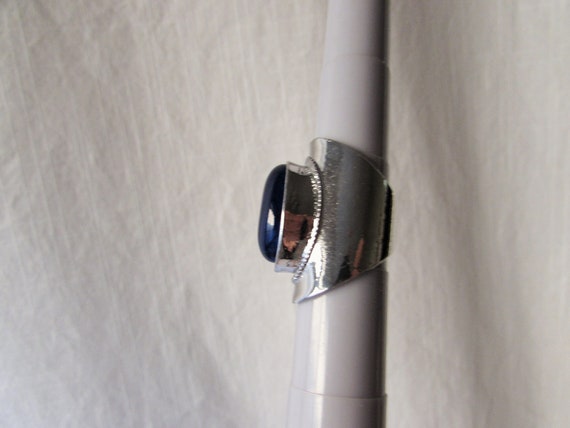 RING Large Statement Ring size 7 Boho fun silver … - image 9