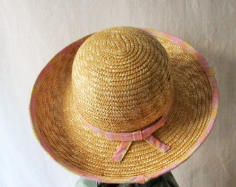 HAT STRAW Summer Beach al aire libre Iglesia Foto disparar retro Sombrero de Pascua Sombrero Bonnet