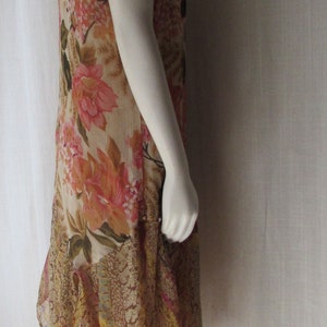 DRESS Long Lightweight Handkerchief Hem Boho High Fashion Fall - Etsy