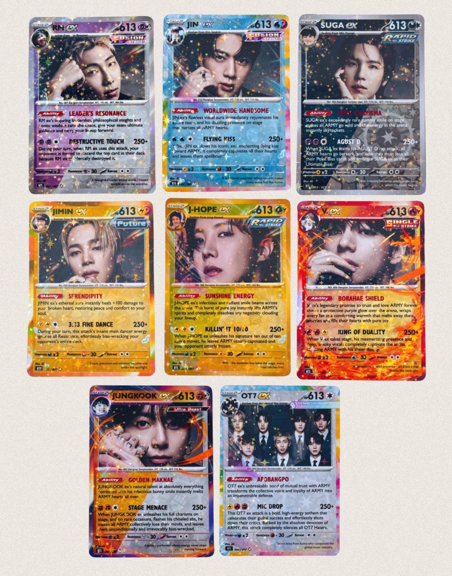 Bts Trading Cards - Etsy