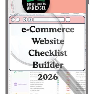 Checkliste für den E-Commerce-Website-Builder: Leitfaden zur Einrichtung Ihres Shops (Version 2026)