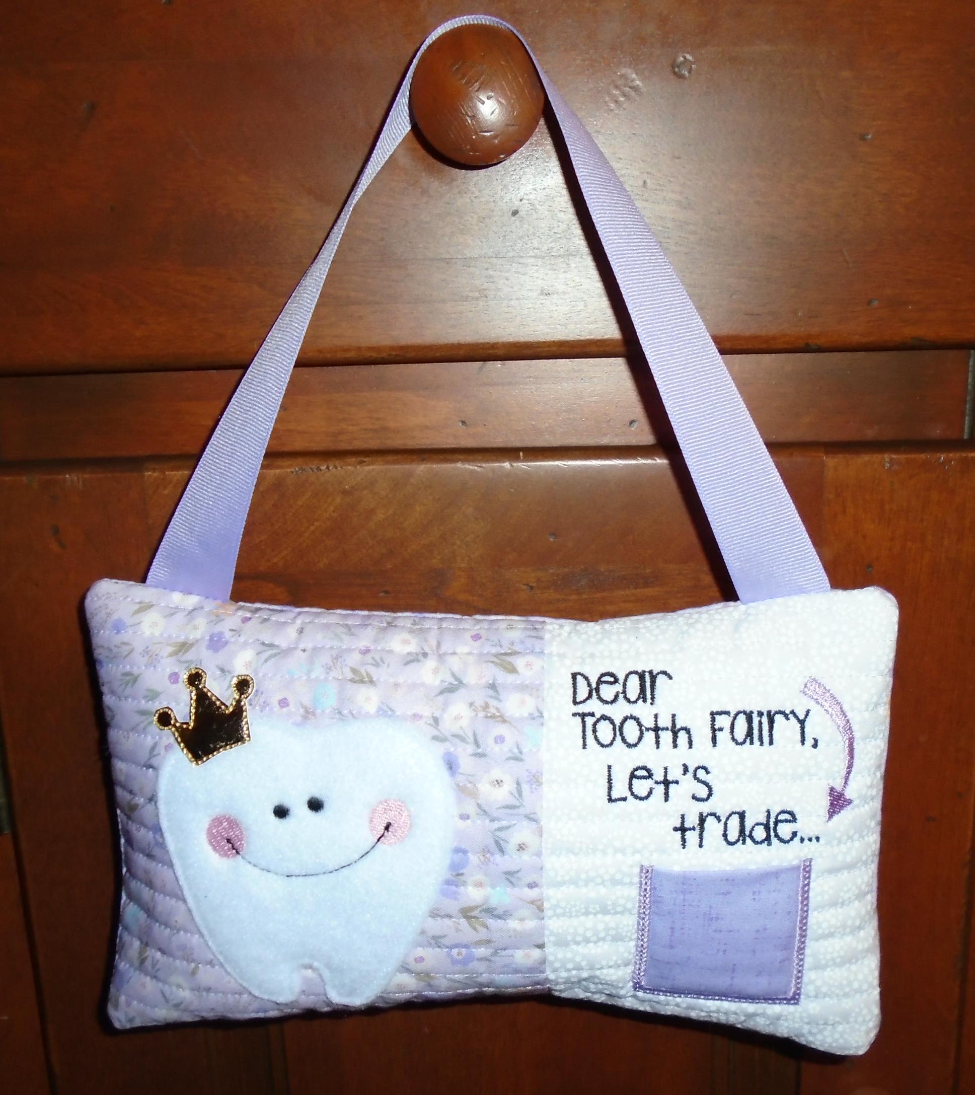 Tooth Fairy Pillow- Floral Print