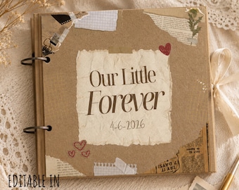 Álbum de fotos para casais, modelo de livro de fotos para casais, presentes de aniversário personalizados, presente para namorado ou namorada, presente para ele ou para ela.