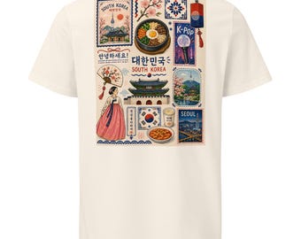 Camiseta de viaje a Corea del Sur, camiseta K-Pop de Seúl, camiseta de vacaciones en Corea, regalo de cultura coreana, recuerdo de Seúl, camiseta para viajeros.