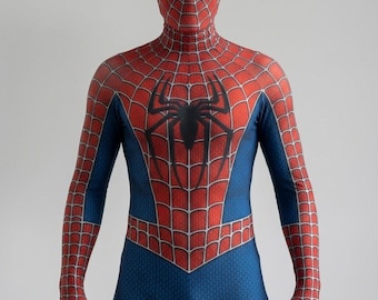 Fantasia do Homem-Aranha – Macacão de Super-Herói Adulto, Roupa Cosplay de Corpo Inteiro, Traje de Halloween com Máscara, Vestido do Homem-Aranha