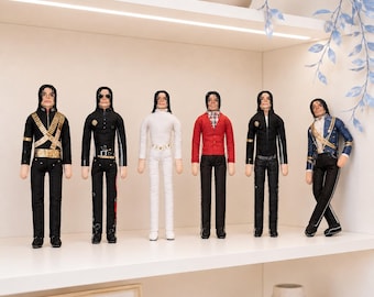Michael Jackson Inspired Plush Doll | Adjustable Figure Cosplay Plush Toy | Collectible Music Fan Gift