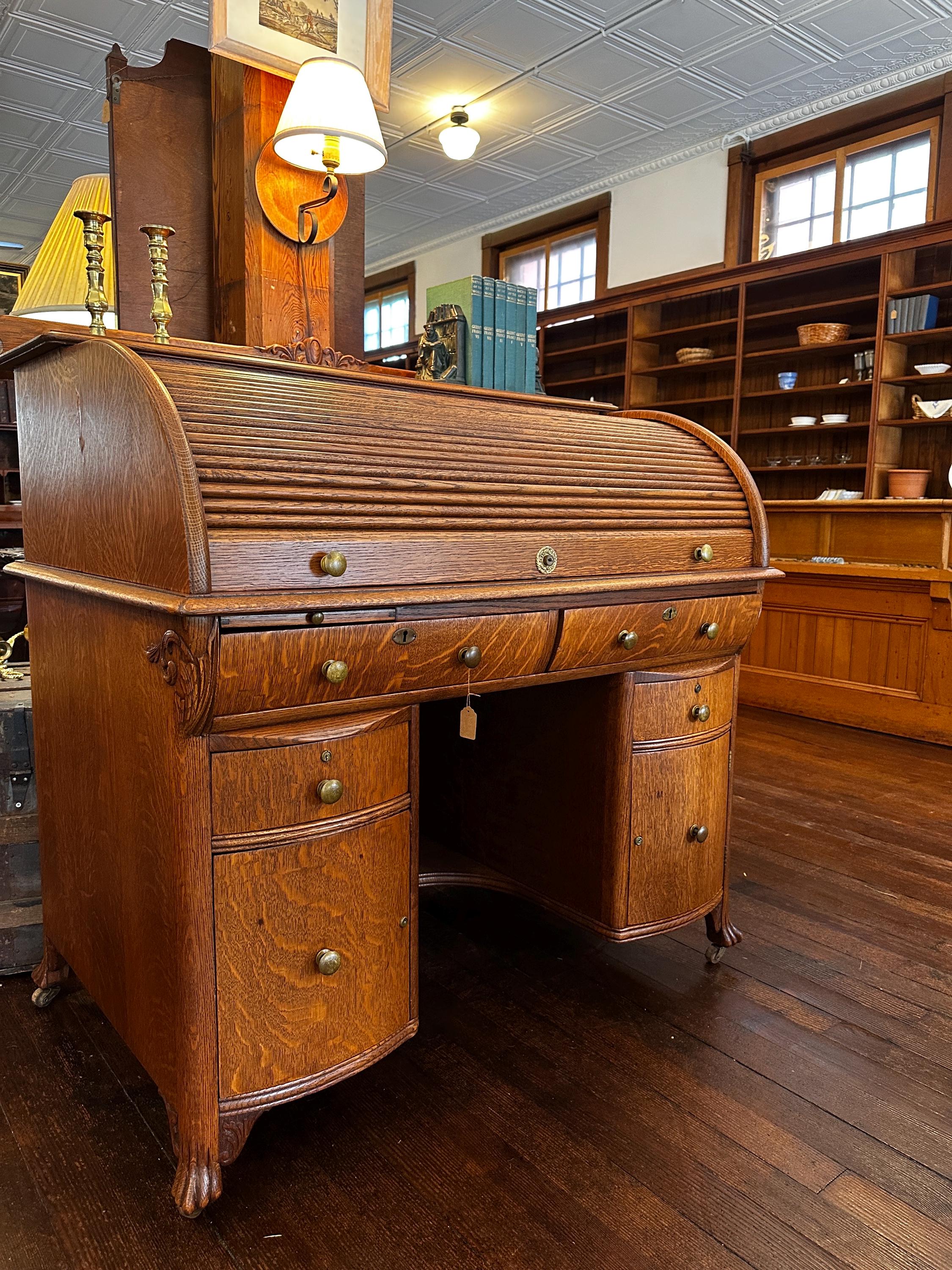 Vintage Rolltop Desks - Etsy