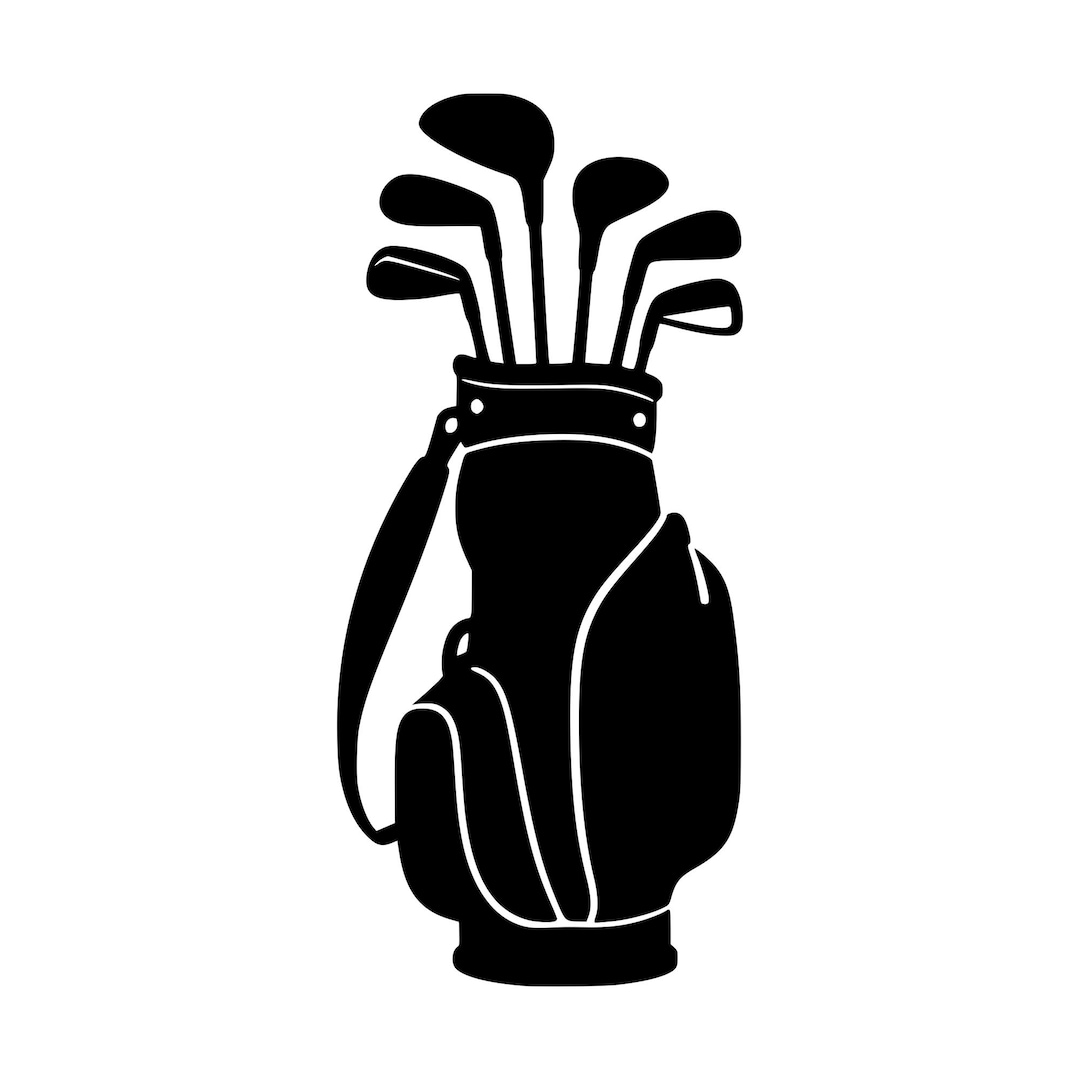 Golf Clubs Bag SVG PNG, Cut File for Cricut Sublimation Clipart (pdf ...