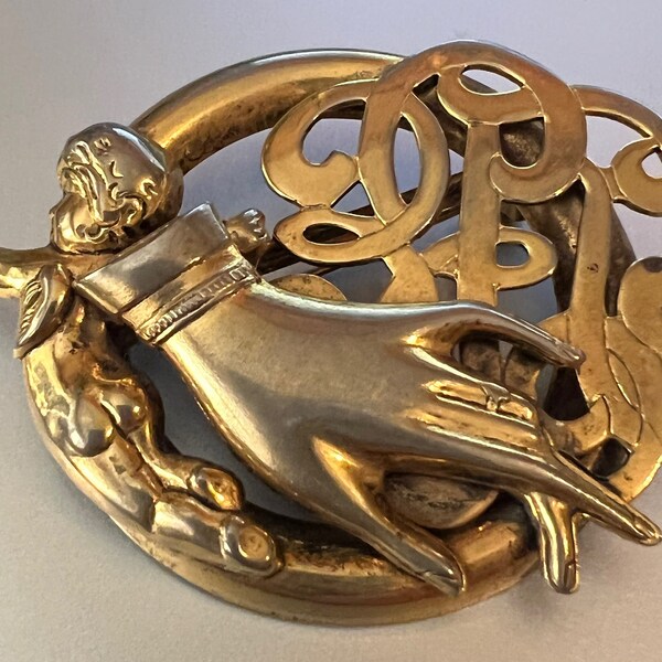 Hand Brooch - Etsy