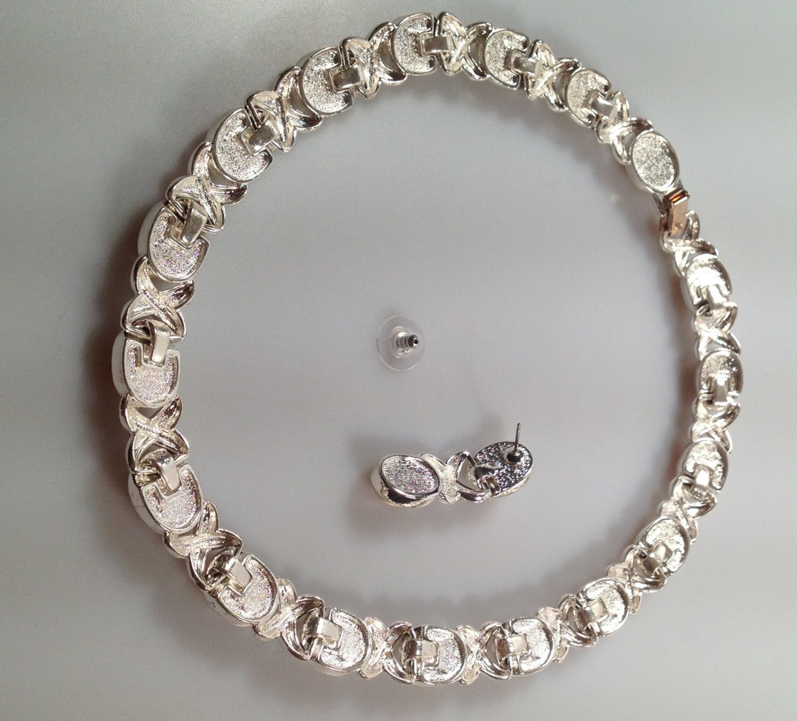 Vintage PARK LANE Choker Necklace & Pierced Earrings Jewelry Etsy