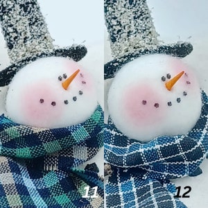 Melting Snowman Ornament Frosty the Snowman Snowman Ornament MADE TO ORDER image 7