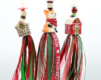 Christmas Mini Shaker Tassel: Handmade Christmas Decor