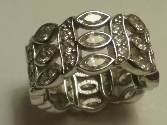 Art Deco Eternity Band, Art Deco Wedding Band