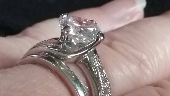 Vintage Bridal Set -Engagement Ring Set