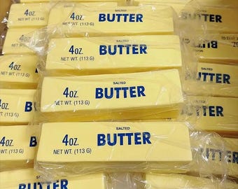 Squishy Butter Stick Fidget Toy, Funny Prank Stress Relief Squeeze Toy, Cheese Shape Sensory Toy, Anxiety Relief Gag Gift for Adults Kids