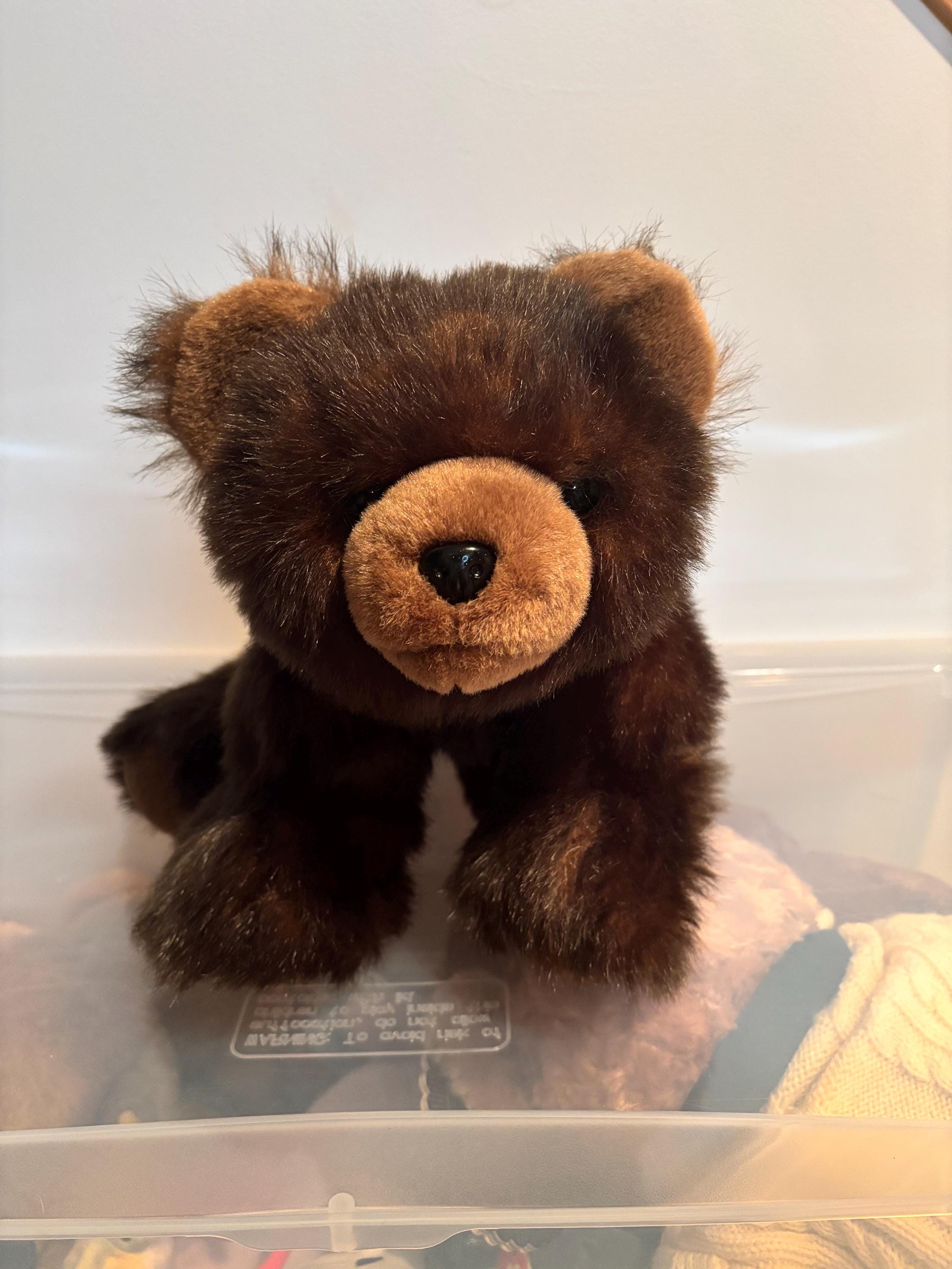 Stuffed Grizzly Bear Vintage - Etsy