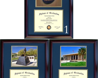 Cal State Northridge Diploma Frame, Matadors Graduation Gift, Free Shipping