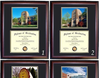 Details about   Carnegie Mellon University Diploma Frame CMU campus picture graduation gift grad 