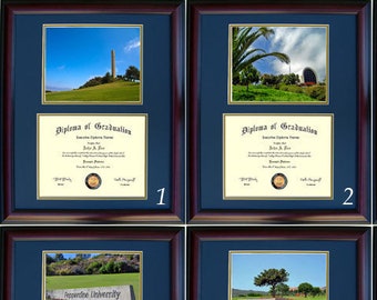 Pepperdine Diploma Frame, Waves Graduation Gift, Free Shipping