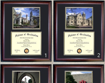 Indiana Diploma Frame, Graduation Gift, Free Shipping