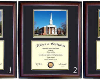 Alma College Diploma Frame, Scots Graduation Gift, Free Shipping