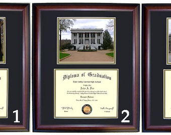 Alabama Diploma Frame, Bama Graduation Gift, Free Shipping