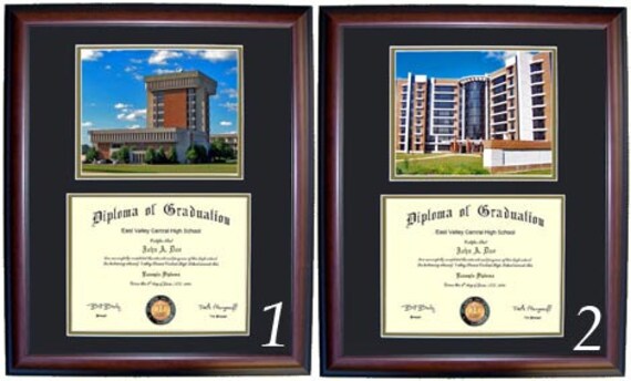 Auburn Montgomery Diploma Frame Graduation Gift Free Etsy