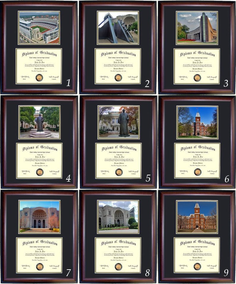 Ohio State Diploma Frame OSU Graduation Gift Free Shipping Etsy