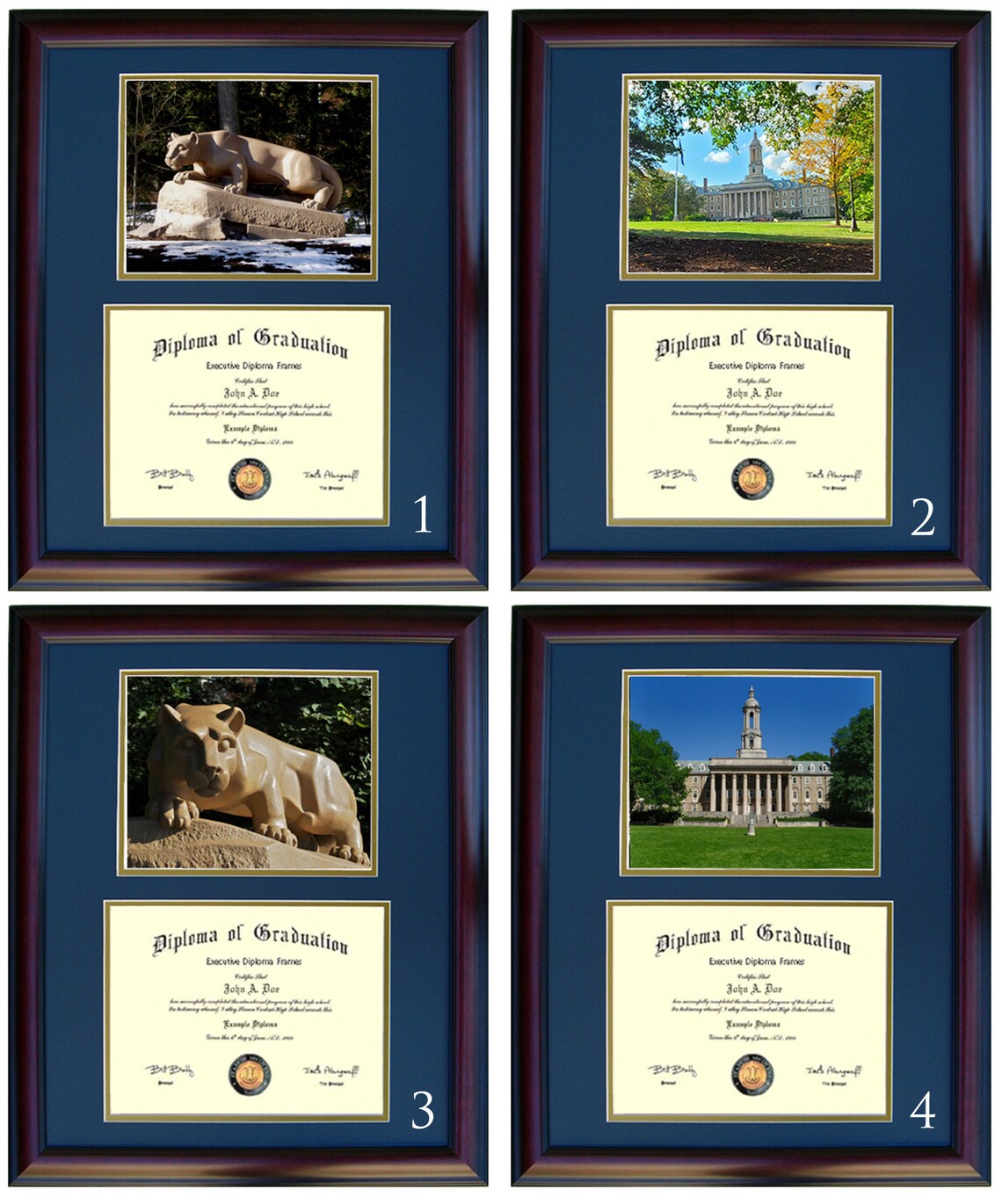 Penn State Diploma Frame PSU Graduation Gift Free Shipping | Etsy Penn State Diploma Frame PSU Graduation Gift Free Shipping | Etsy