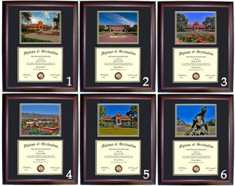 Arizona Diploma Frame, Wildcats Graduation Gift, Free Shipping