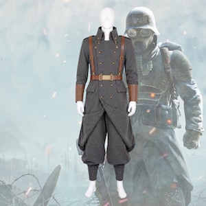 Warhammer 40K Death Korps of Krieg Cosplay Costume