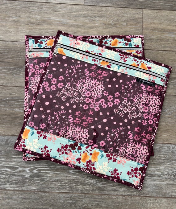 Zippered vinyl project bags new arrivals