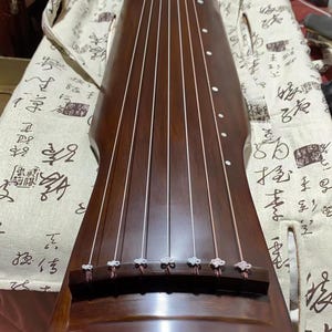Guqin Fuxi profissional marrom LANDTOM, adequado para adultos/nível avançado/intermediário.