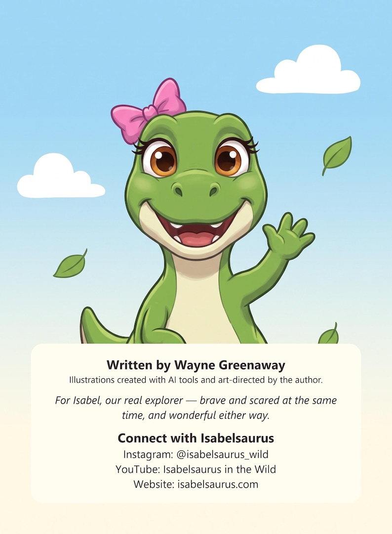 Isabelsaurus Goes to School | 8x11 Matte Hardcover Picture Book (170gsm Silk Paper) image 4