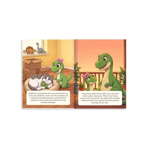 Isabelsaurus Goes to School | 8x11 Matte Hardcover Picture Book (170gsm Silk Paper) image 5