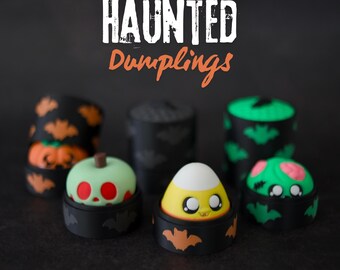 Haunted Dumpling Blind Box – Halloween 3D Printed Clicker