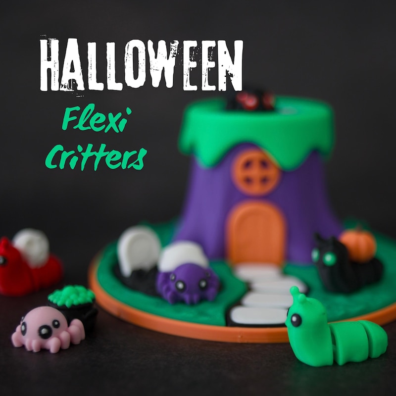 Halloween Flexi Critters – 3D Printed Articulated Creatures