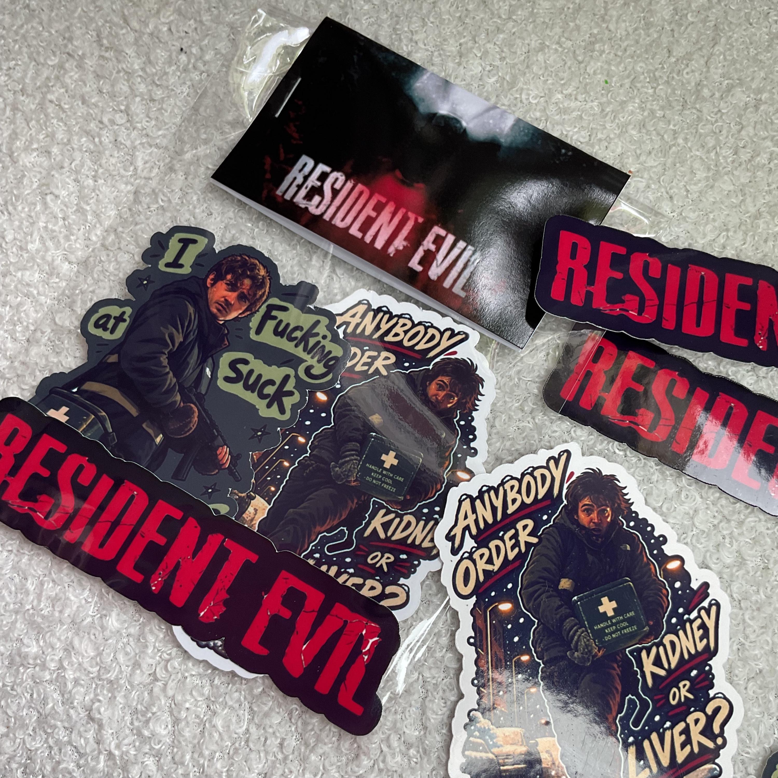 Resident Evil Sticker Pack - Etsy