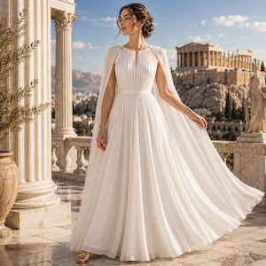 greek goddess style formal dress Inspired fairytale goddess dress