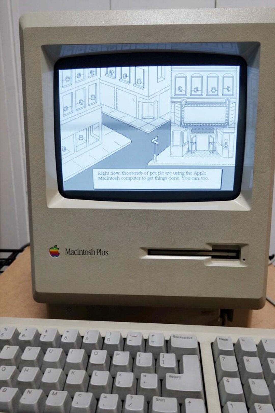 Vintage APPLE MAC PLUS Computer M0001A - Etsy