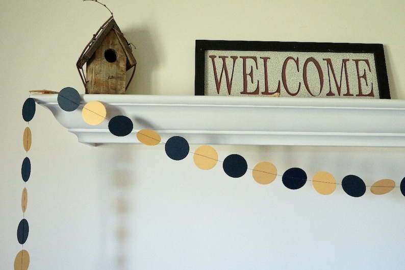 Navy and Gold Graduation Decoration Navy Blue Gold Graduation Etsy