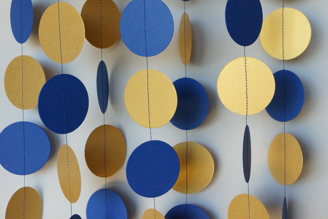 Royal Blue And Gold Graduation Decoration Blue Gold Etsy