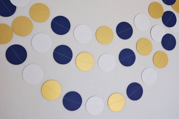 Navy Blue Gold Ivory DOT Garland Kit Hanging Banner Streamer Backdrop for  Wedding Graduation Baby Shower Birthday Carnival Party Decorations Supplies  - China Wedding Party and Birthday Party price